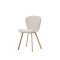 Lilja spisestuestol beige, egetr dekor.