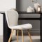 Lilja spisestuestol beige, egetr dekor.