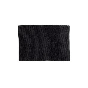 Wilmer badematte 80x50cm svart.