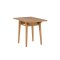 Yakidon spisebord 45x60cm, med udtrk inkl. plader brun.