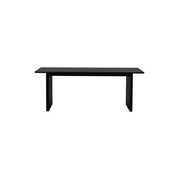 Vail matbord 100x200cm svart.
