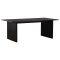 Vail matbord 100x200cm svart.