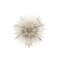 Slen julestjerne med lys papir 100cm pendel beige.