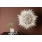Slen julestjerne med lys papir 100cm pendel beige.