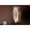 Slen julestjerne med lys papir 100cm pendel beige.