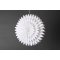 Storlien julestjerne med lys papir 60cm pendel hvid.