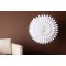 Storlien julestjerne med lys papir 80cm pendel hvid.