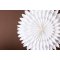 Storlien julestjerne med lys papir 80cm pendel hvid.