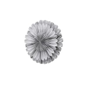 Jrvsn julestjerne med lys papir 60 cm pendel mrkegr.