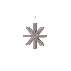 Sfsen julestjerne med lys stl 40 cm pendel mocca.