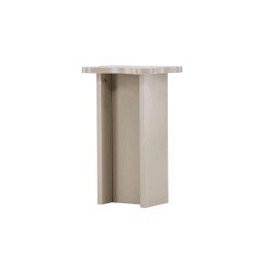 Molde hjrnebord beige.