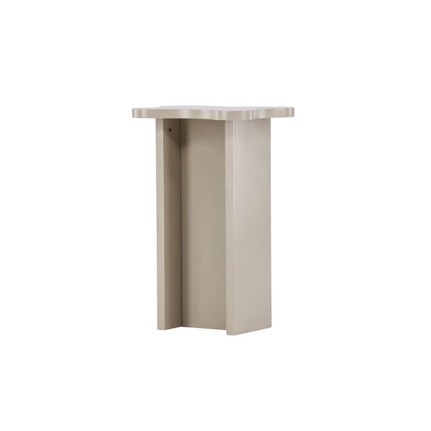 Molde hjrnebord beige.