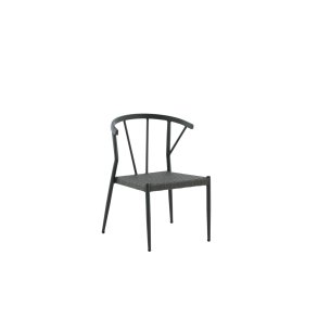 Stina hagestol stabelbar svart .