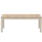 Brasilia Couchtisch beige, Teak.