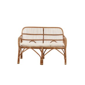 Nella Gartensofa mit Gartenkissen 2 Pers. natur.