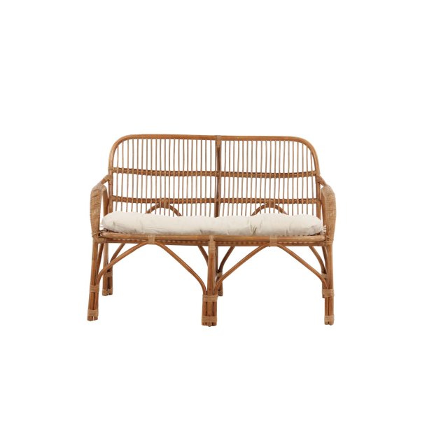 Nella havesofa inkl. hynder 2 pers. natur.
