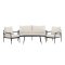 Taromina loungest 1 sofa, 2 stole, 1 sofabord sort.
