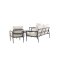 Taromina loungest 1 sofa, 2 stole, 1 sofabord sort.