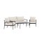 Taromina loungest 1 sofa, 2 stole, 1 sofabord sort.