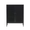 Misha Sideboard 2 Glastüren schwarz.