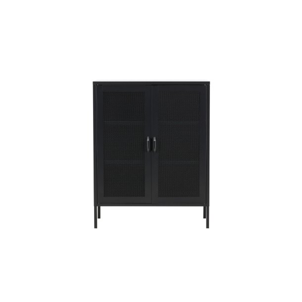 Misha Sideboard 2 Glastüren schwarz.