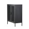 Misha Sideboard 2 Glastüren schwarz.