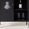 Misha Sideboard 2 Glastüren schwarz.