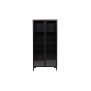 Piring Vitrinenschrank 2 Glast�ren schwarz.
