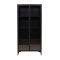 Piring Vitrinenschrank 2 Glast�ren schwarz.