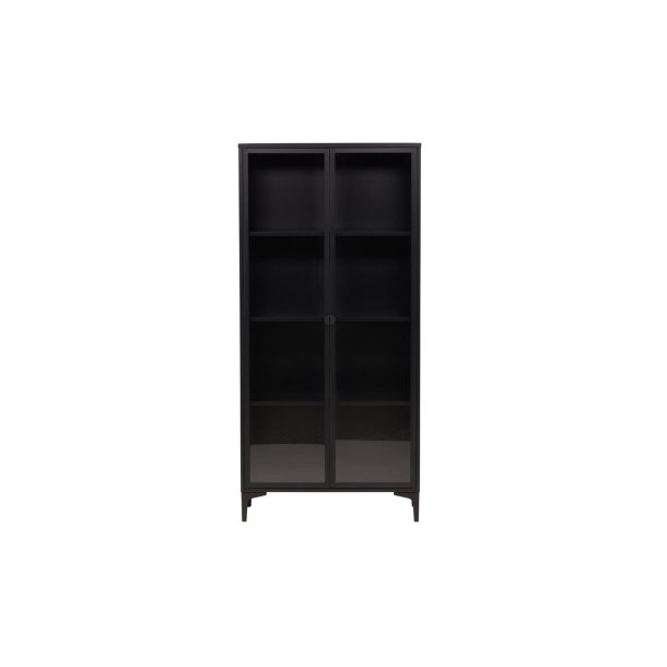 Piring Vitrinenschrank 2 Glast�ren schwarz.