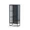 Garis vitrineskap 2 glassd�rer svart.
