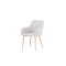 Comfort spisestuestol med armln lysegr.