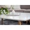Plaza table basse blanc.