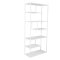 Staal Regal 5 Regale weiß.