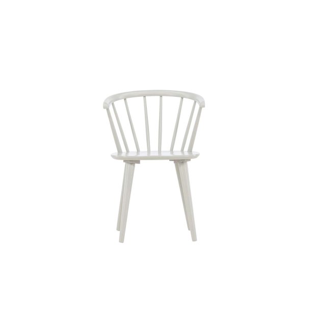 Bobby Esszimmerstuhl mit Armlehne Holz hellgrau.