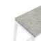 Rise konsolbord 30x110 cm beton dekor, hvid.