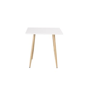 Polar spisebord 80x80cm hvid.