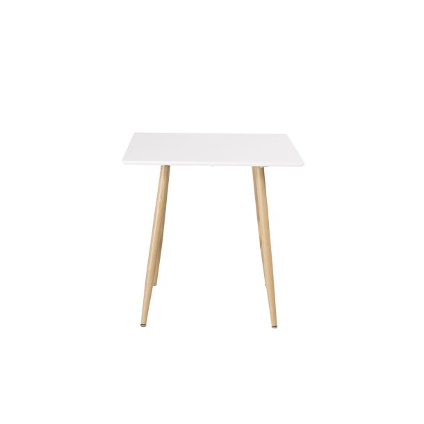 Polar spisebord 80x80cm hvid.