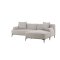 Viskan sofa chaiselong sofa hyrevendt lysegr.