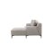 Viskan sofa chaiselong sofa hyrevendt lysegr.