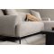 Viskan sofa chaiselong sofa hyrevendt lysegr.