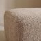 Cubic poef beige.