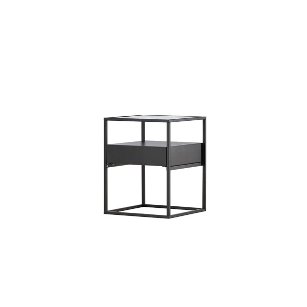 Fortaleza hjrnebord 1 skuffe, 1 hylde sort.