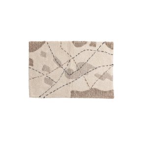 Paul badematte 90x60cm sandfarget.