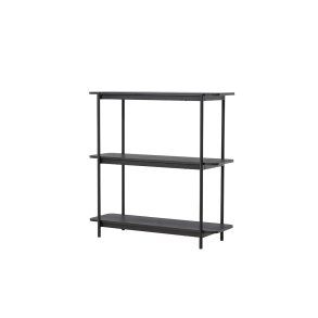 Heim Regal 120 cm 3 Regale schwarz.