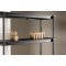 Heim Regal 190 cm 5 Regale schwarz.