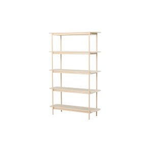 Heim Regal 190 cm 5 Regale whitewash.