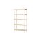 Heim Regal 190 cm 5 Regale whitewash.