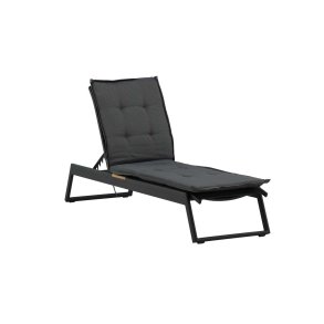 Lina Gartenkissen fr Sonnenliege dunkel grau.