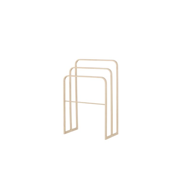 Drammen wieszak na ubrania na ręczniki, 3 drążki whitewash.